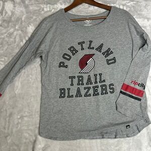 Portland Trail Blazers 47 Brand Rip City Long Sleeve Shirt Medium
